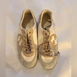 Gucci leather suede sneakers